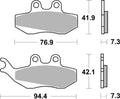 BREMB BRAKE PADS 07012XS SINTER METAL