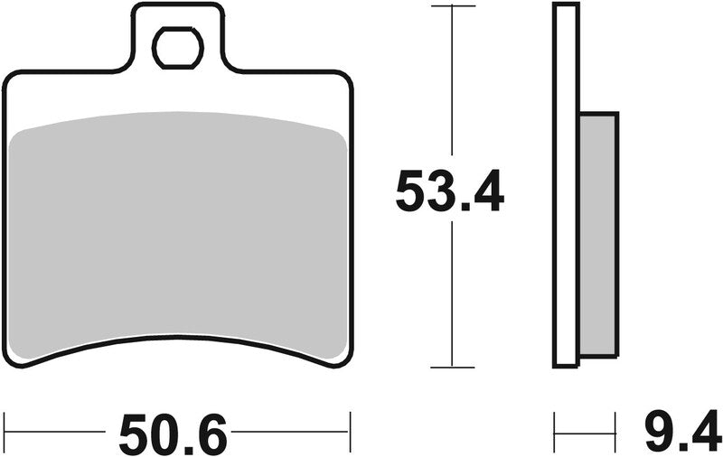 BREMB BRAKE PADS 07020XS SINTER METAL
