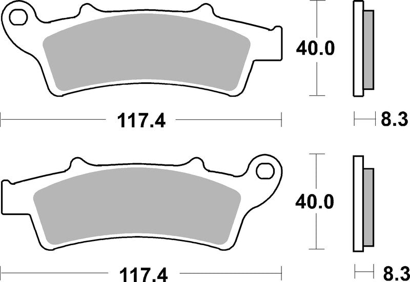 BREMB BRAKE PADS 07045XS SINTER METAL