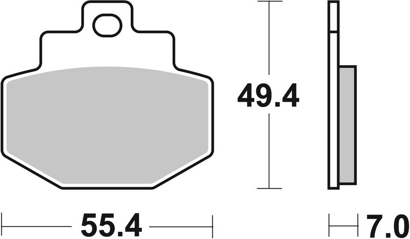 BREMB BRAKE PADS 07047XS SINTER METAL