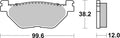 BREMB BRAKE PADS 07052XS SINTER METAL