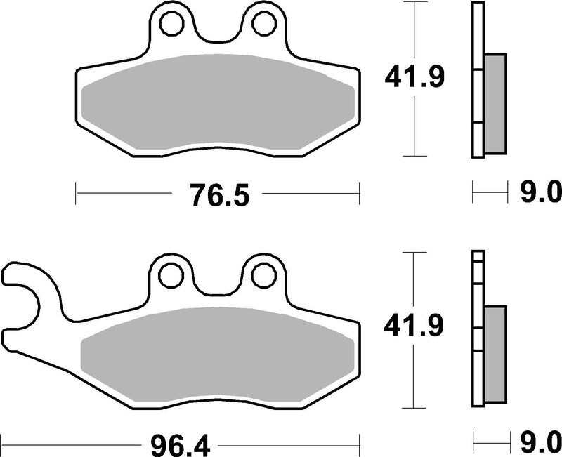 BREMB BRAKE PADS 07056XS SINTER METAL