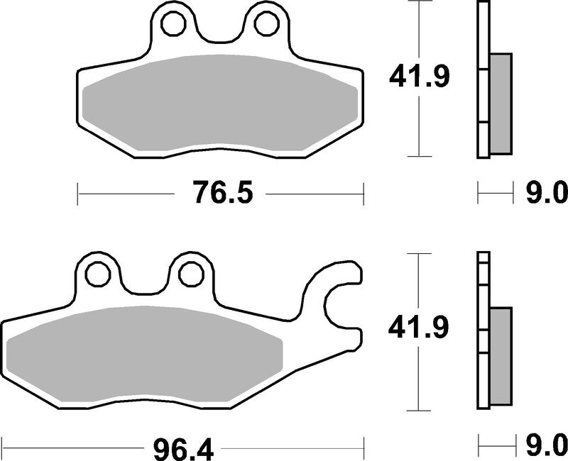 BREMB BRAKE PADS 07060XS SINTER METAL