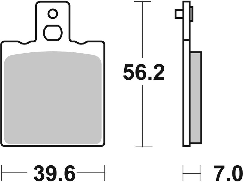 BREMB BRAKE PADS 07BB0106 ORGANIC
