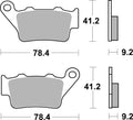 BREMB BRAKE PADS 07BB02SX SINTER METAL