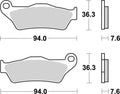 BREMB BRAKE PADS 07BB04SP SINTER METAL