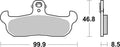 BREMB BRAKE PADS 07BB0907 ORGANIC