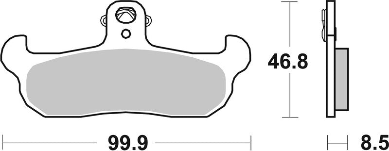 BREMB BRAKE PADS 07BB0907 ORGANIC