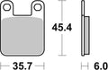BREMB BRAKE PADS 07BB1205 ORGANIC