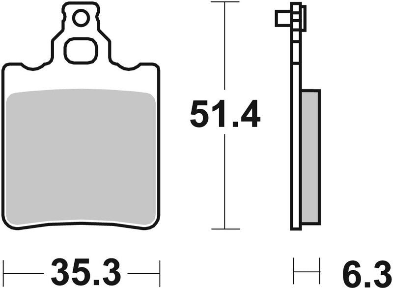 BREMB BRAKE PADS 07BB1305 ORGANIC