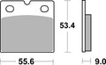BREMB BRAKE PADS 07BB1408 ORGANIC