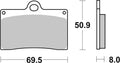 BREMB BRAKE PADS 07BB15RC RACING CARBON