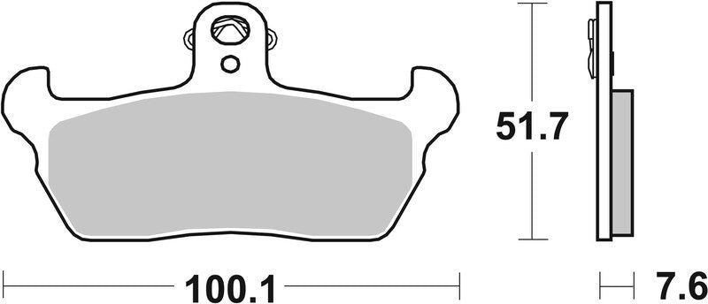 BREMB BRAKE PADS 07BB1606 ORGANIC