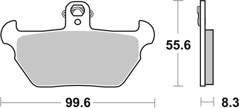 BREMB BRAKE PADS 07BB2207 ORGANIC