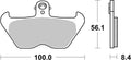 BREMB BRAKE PADS 07BB2407 ORGANIC