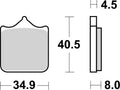 BREMB BRAKE PADS 07BB33SA SINTER METAL