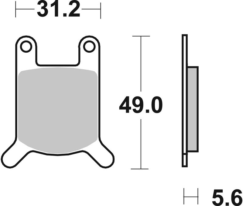 BREMB BRAKE PADS 07GR0101 ORGANIC