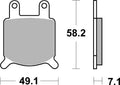 BREMB BRAKE PADS 07GR0204 ORGANIC