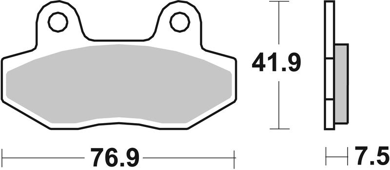 BREMB BRAKE PADS 07GR12SP SINTER METAL
