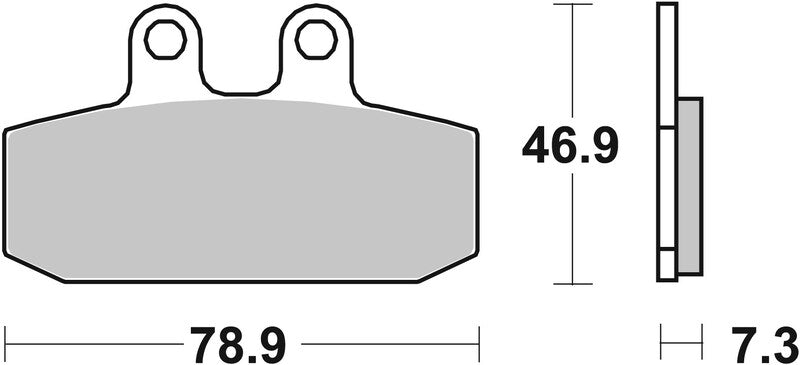 BREMB BRAKE PADS 07GR13CC CARBON CERAMIC