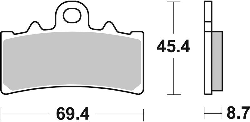 BREMB BRAKE PADS 07GR18CC CARBON CERAMIC