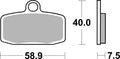 BREMB BRAKE PADS 07GR20SD SINTER METAL