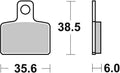 BREMB BRAKE PADS 07GR4804 ORGANIC