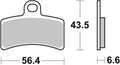 BREMB BRAKE PADS 07GR5105 ORGANIC