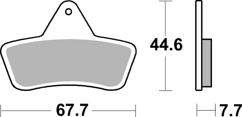 BREMB BRAKE PADS 07GR54SX SINTER METAL