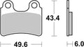 BREMB BRAKE PADS 07GR5804 ORGANIC