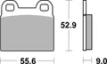BREMB BRAKE PADS 07GR6007 ORGANIC