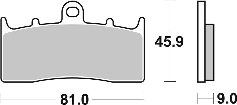 BREMB BRAKE PADS 07GR6207 ORGANIC