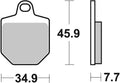 BREMB BRAKE PADS 07GR76SX SINTER METAL