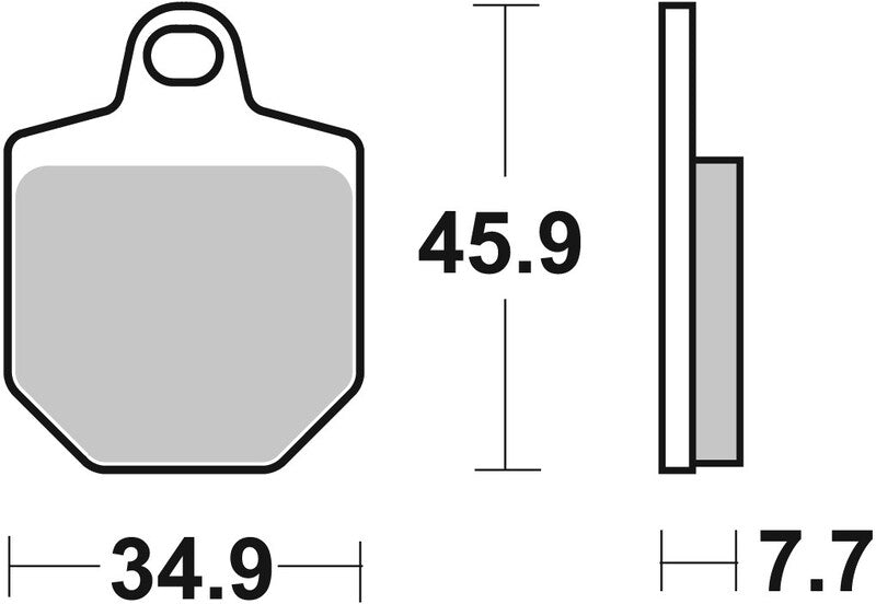 BREMB BRAKE PADS 07GR76SX SINTER METAL