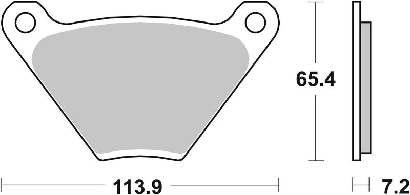 BREMB BRAKE PADS 07HD0105 ORGANIC