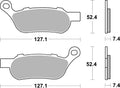 BREMB BRAKE PADS 07HD07SP SINTER METAL