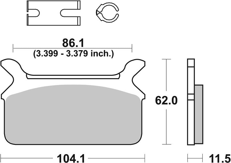 BREMB BRAKE PADS 07HD0910 ORGANIC