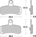 BREMB BRAKE PADS 07HD15SA SINTER METAL