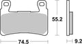 BREMB BRAKE PADS 07HD20SA SINTER METAL