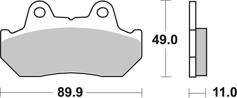 BREMB BRAKE PADS 07HO10SA SINTER METAL
