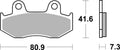 BREMB BRAKE PADS 07HO15SD SINTER METAL