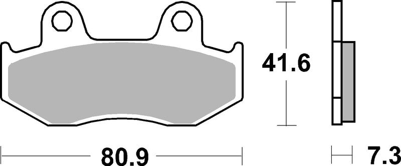 BREMB BRAKE PADS 07HO15SX SINTER METAL