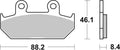 BREMB BRAKE PADS 07HO23SA SINTER METAL