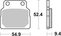 BREMB BRAKE PADS 07HO2408 ORGANIC
