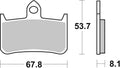 BREMB BRAKE PADS 07HO28RC RACING CARBON
