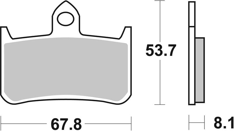 BREMB BRAKE PADS 07HO28RC RACING CARBON