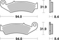 BREMB BRAKE PADS 07HO29SP SINTER METAL