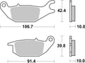 BREMB BRAKE PADS 07HO4905 ORGANIC