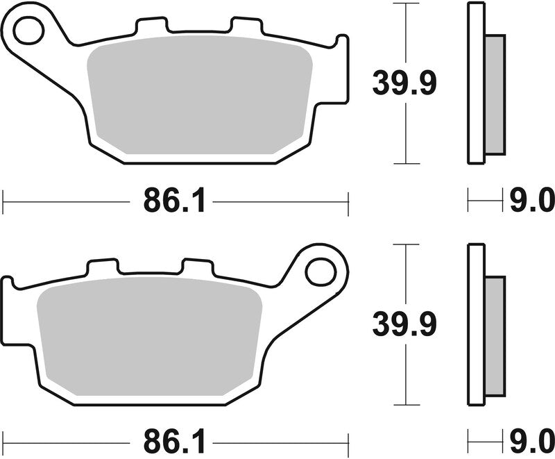 BREMB BRAKE PADS 07HO53CC CARBON CERAMIC