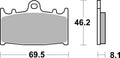 BREMB BRAKE PADS 07KA13SA SINTER METAL